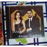 Cd Duo Salles Mosaico violino Mariana Cello Marcelo 