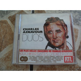 Cd Duplo Charles Aznavour Duos Celine Elton Carole Importado