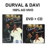 Cd   Dvd Durval E Davi   100  Ao Vivo