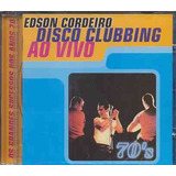 Cd Edson Cordeiro   Disco Clubbing   Ao Vivo   Original Lacr