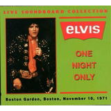 Cd Elvis Presley   One Night Only   10 nov 71