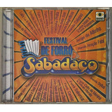 Cd Festival De Forró Sabadaço 2004