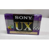 Cd Fita Cassete Sony Ux 60   Lacr Nd