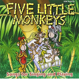Cd five Little Monkeys Músicas Para Cantar E Tocar