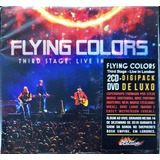 Cd Flying Colors   Third Stage Live     novo lacr  cd2 dvd