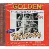 Cd Frankie Valli Golden Melody Original Lacrado