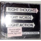 Cd Franz Ferdinand Right Thoughts Right Words Action
