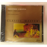 Cd Frederic Chopin 4 Baladas 4 Impromptus Novo Lacrado
