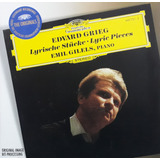 Cd Grieg Peças Líricas Para Piano dg 1974 