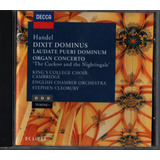 Cd Handel Dixit Dominus Organ Concerto