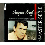 Cd Jacques Brel Master Serie 16 Sucessos importado 