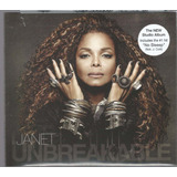 Cd Janet Jackson Unbreakable americano Digipak 