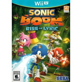 Cd Jogo Nintendo Wii U Sonic Boo Adam Yeager Bob R