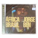 Cd Jorge Ben Africa Brasil Remaster 2001 Novo Lacrado Raro