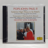Cd Karajan Pope John Paul Il Novo Lacrado De Fábrica