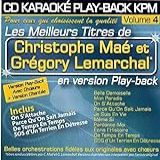 CD KARAOKE PLAY BACK KPM VOL 04  Christophe Maé Et Grégory Lemarchal 