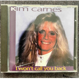 Cd Kim Carnes I Wont Call You Back Importado E Raro 