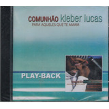Cd Kleber Lucas   Comunhão Play Back