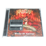 Cd Krisiun Works Of Carnage europeu Black Disc 10 Bônus