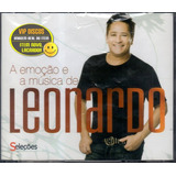Cd Leonardo A Emoção E A Música Box Dvd 2 Cds Lacrado 