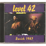 Cd Level 42   Zurich 1983  importado It Novo  Jazz funk Rock