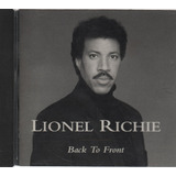 Cd   Lionel Richie   Back To Front   Lacrado