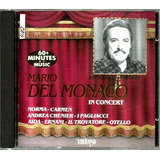 Cd Mario Del Monaco In Concert importado 