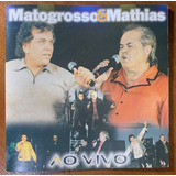 Cd Matogrosso E Mathias Ao Vivo Raríssimo