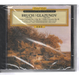 Cd Max Bruch Violin Concerto N 1 Op 26   Alex Glazunov Op 82