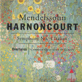 Cd Mendelssohn Harnoncourt   Symphony No 4 Italian