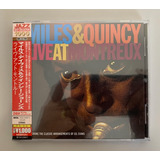 Cd Miles Davis   Quincy Jones Live At Montreux Japonês   Obi