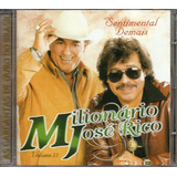 Cd Milionário E José Rico Sentimental Demais Vol 25
