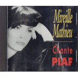 Cd Mireille Mathieu Chante Piaf Importado