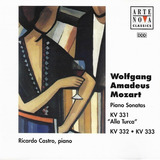 Cd Mozart   Ricardo Castro Piano Sonatas Kv 331 333