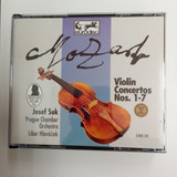 Cd Mozart   Violin Concertos  box Josef Suk And Prag