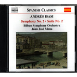 Cd Novo Lacrado Andrés Isasi Symphony 2 Suite 2 Juan Mena