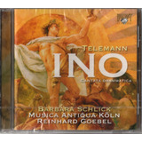 Cd Novo Telemann Ino Cantata Drammatica