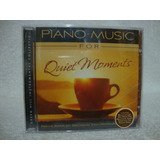 Cd Original Piano Music For Quiet Moments  Importado Lacrado