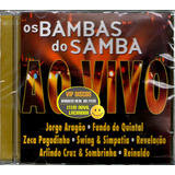 Cd Os Bambas Do Samba Ao Vivo   Raro