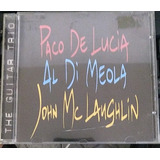 Cd Paco De Lucia Al Di Meola John Mclaunghlin The Guitar Tri