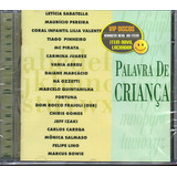 Cd Palavra De Criança Mauricio Pereira Carlos Careqa Raro