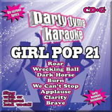 Cd  Party Tyme Karaoke   Girl Pop 21  cd 8 8 Músicas g 