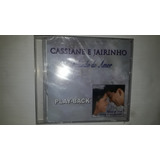 Cd Playback Cassiane E Jairinho Falando De Amor lacrado 