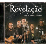 Cd Revelação   O Bom Samba Continua Ao Vivo   Original E Lac