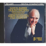 Cd Samuel Barber Violin Concerto Silverstein Ketchan Importa