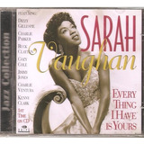 Cd Sarah Vaughan Every Thing I Have Is Yours Lacrado 2000 Br