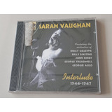 Cd Sarah Vaughan Interlude Importado Lacrado