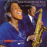 Cd Sarah Vaughan  Lester Young One Night Stand Town Hall