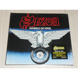Cd Saxon   Wheels Of Steel  europeu Mediabook   8 Bônus 