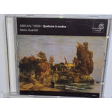 Cd Sibelius  Verdi  Quatuor À Cordes   Melos Quartett 2000